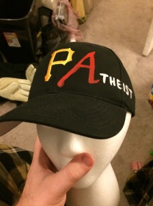 The P and the A are my icon so I made the hat for people to recognize me.